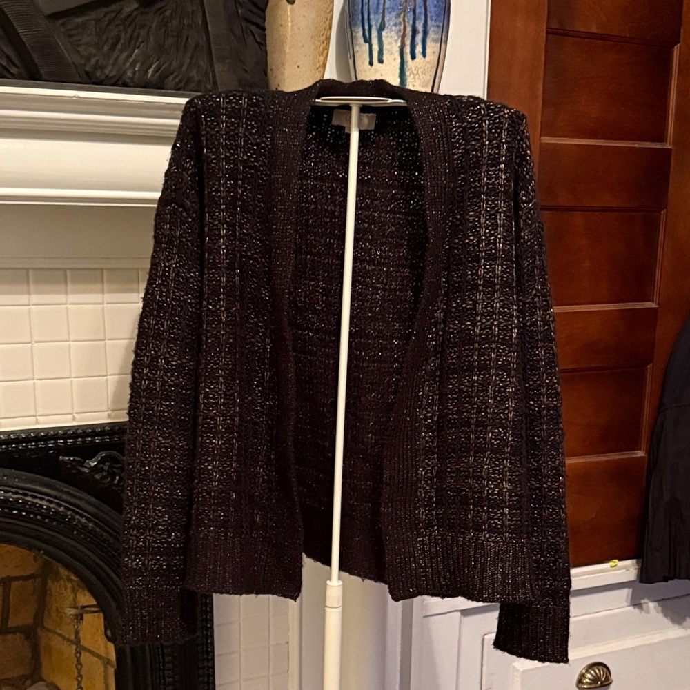 LOFT Shimmer‎ Open Cardigan- worn a few times. 99 retail